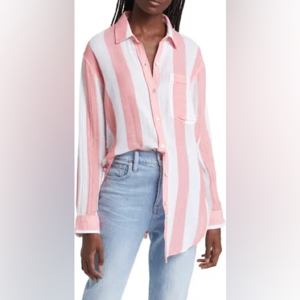 Rails Jaylin Stripe Cotton Tunic
Shirt - Picture 1 of 5